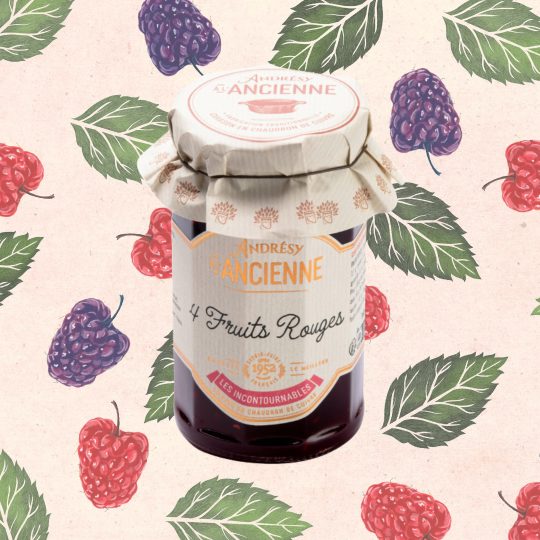 Confiture extra 4 Fruits Rouges - Maison Andrésy - 270g