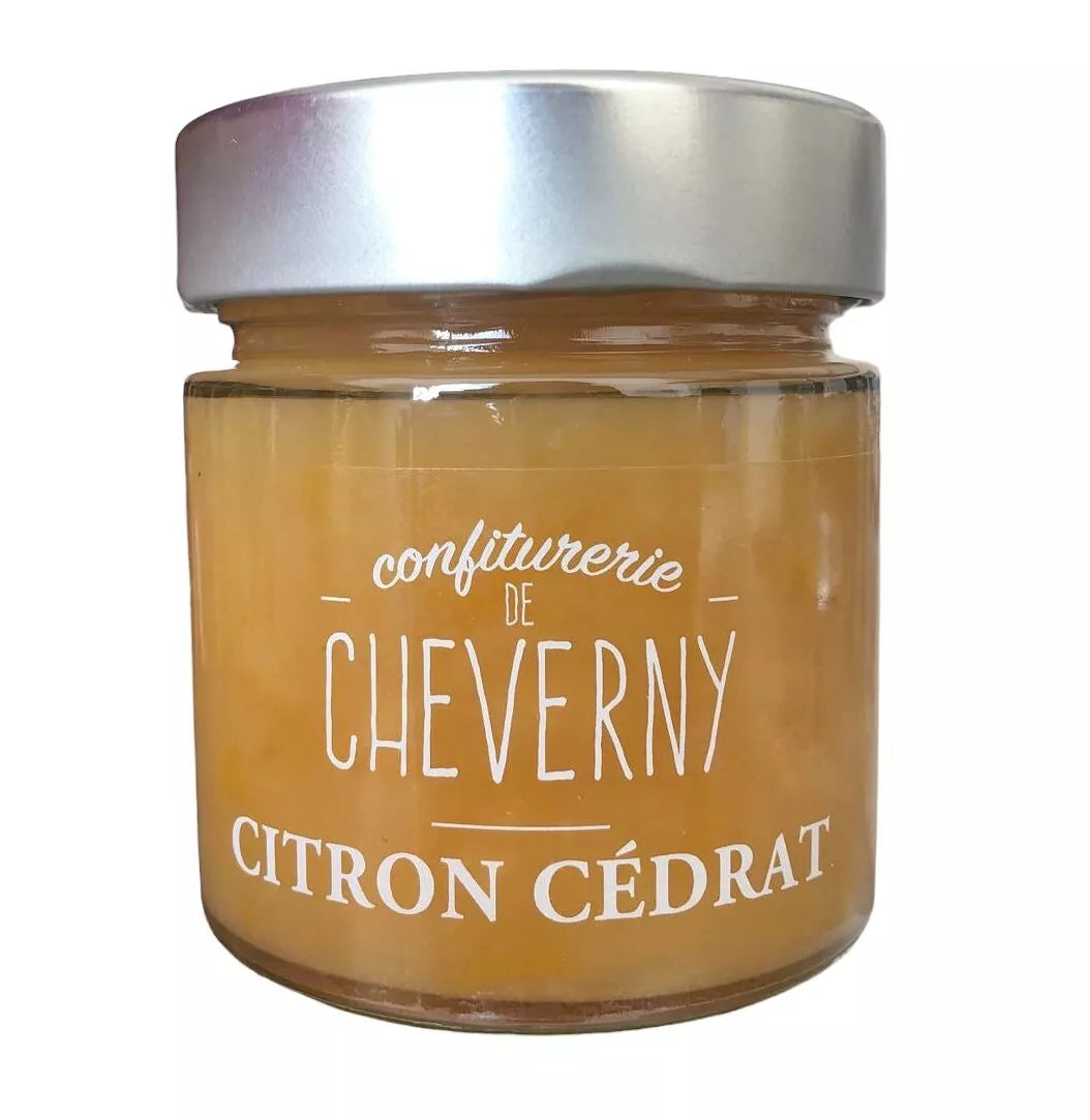 Confiture extra Citron Cédrat BIO- Confiturerie de Cheverny - 280gr