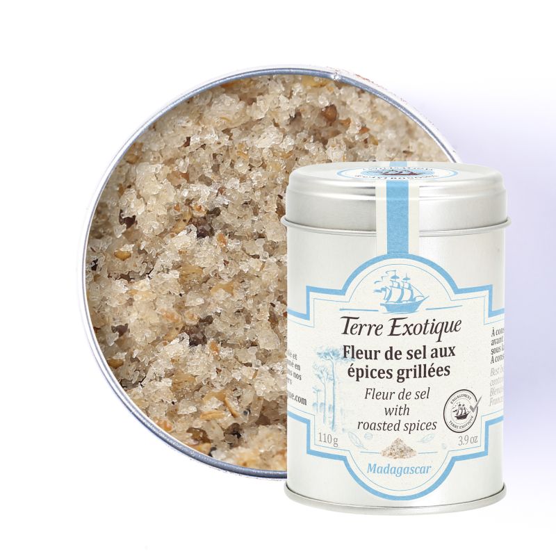Terre Exotique – Fleur de sel aux épices grillées – 110g