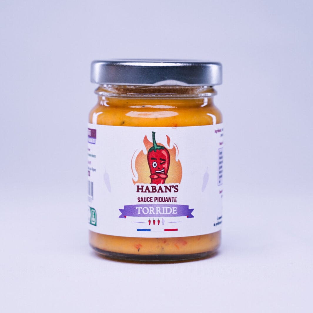 Haban's Sauce pimentée Sauce pimentée Torride – Haban’s – Tomate & Habanero – 90 g