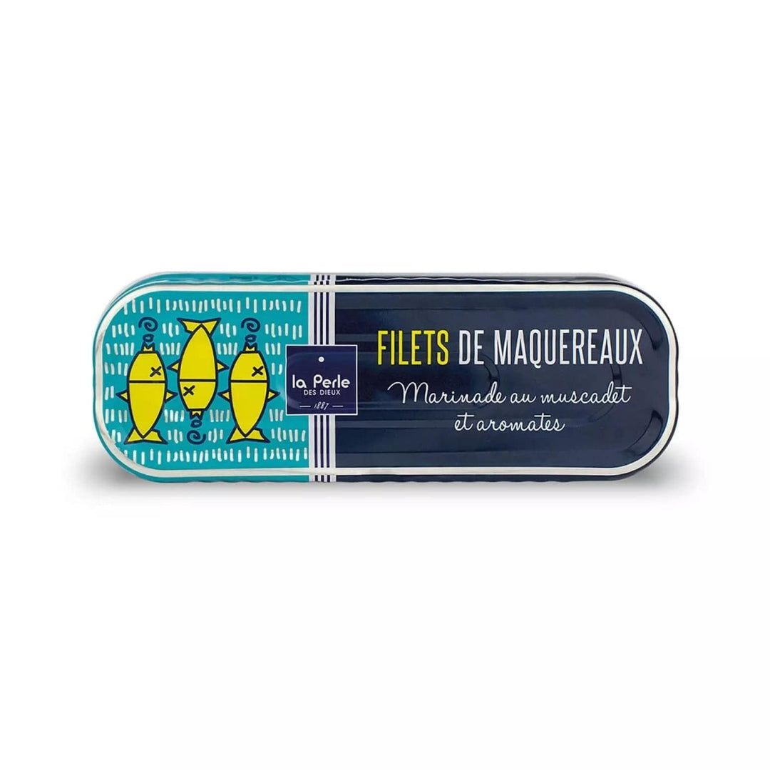 La Perle des Dieux Rillette Filets de Maquereaux marinade au muscadet et aux aromates - 176gr