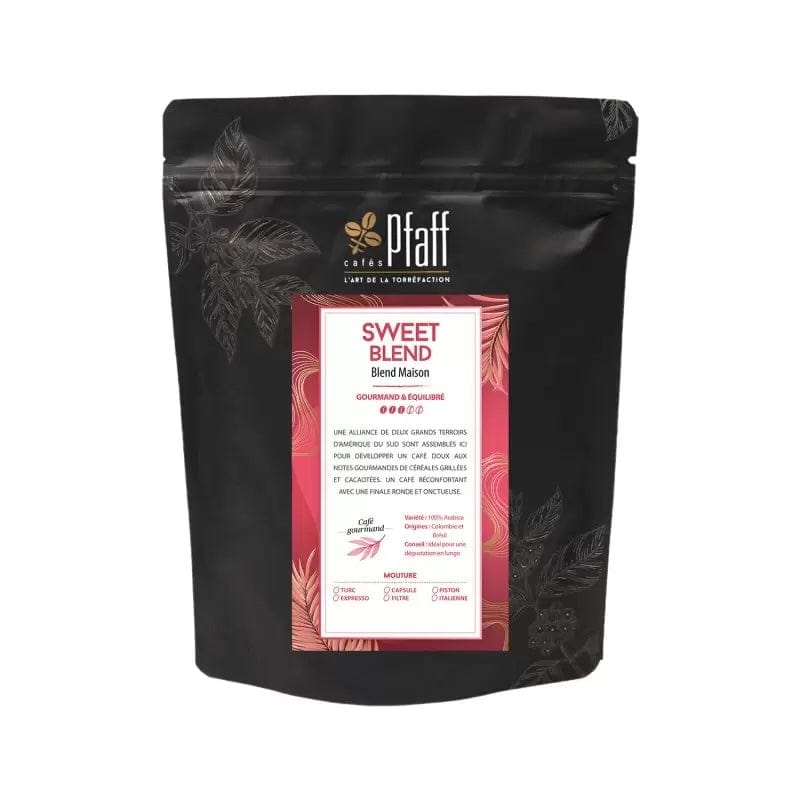Café en Grain Sweet Blend Gourmand équilibré Pfaff – Hesprie