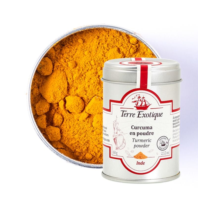 Terre Exotique Épices Curcuma en poudre - 60g