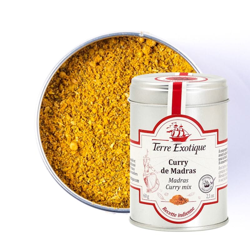 Terre Exotique Épices Curry de Madras - 60g