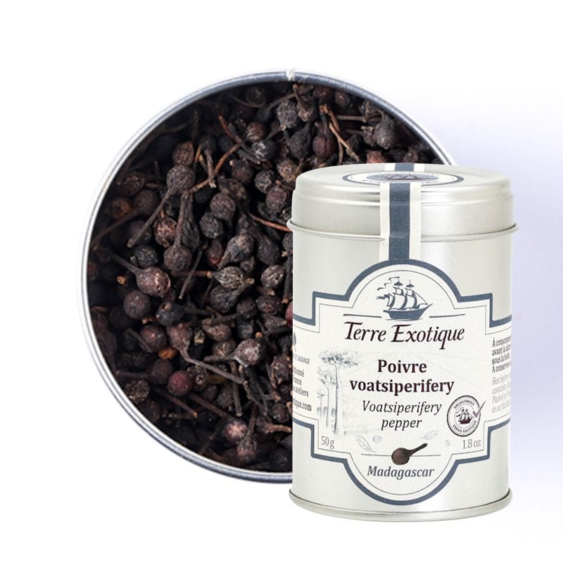 Terre Exotique Épices Poivre noir Voatsiperifery - 60g