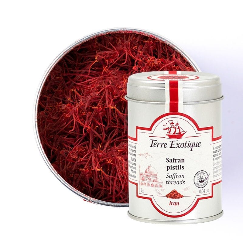 Terre Exotique Épices Safran pistils - 1g
