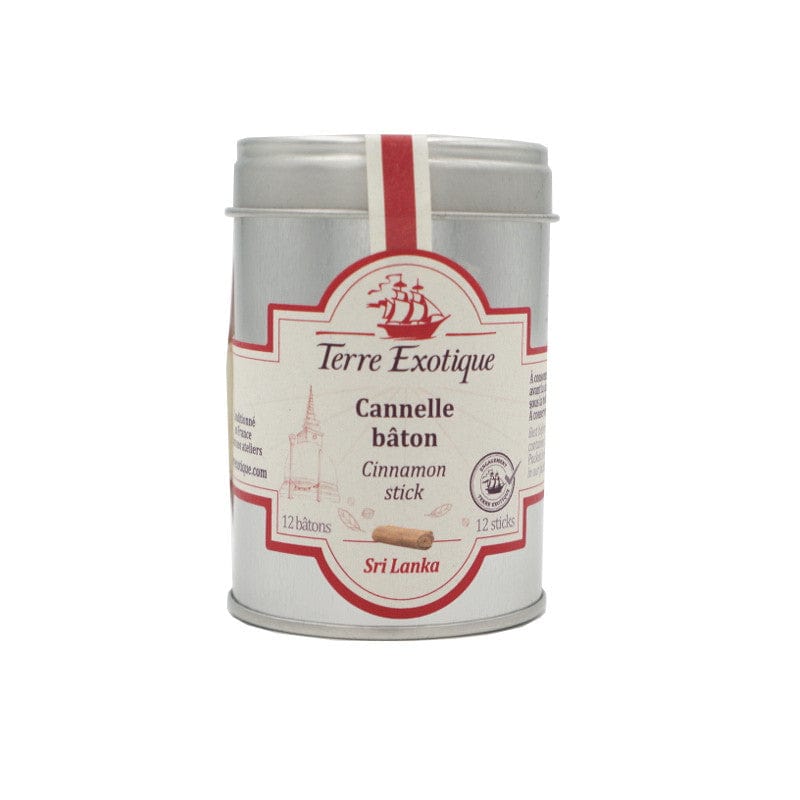 Terre Exotique Épices Terre Exotique – Cannelle en bâton (Ceylan) – 35g