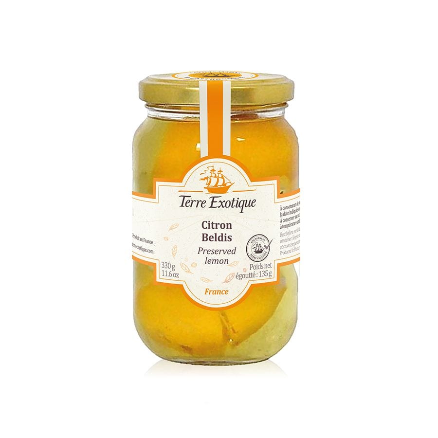 Terre Exotique Épices Terre Exotique – Citrons Beldis confits au sel – 200g
