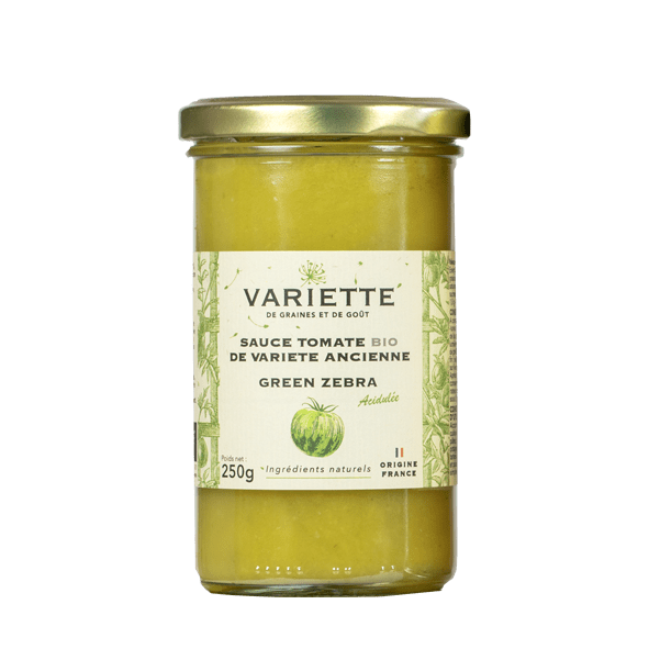 Variette Sauce Sauce tomate BIO de variété ancienne Green Zebra - Variette - 250gr