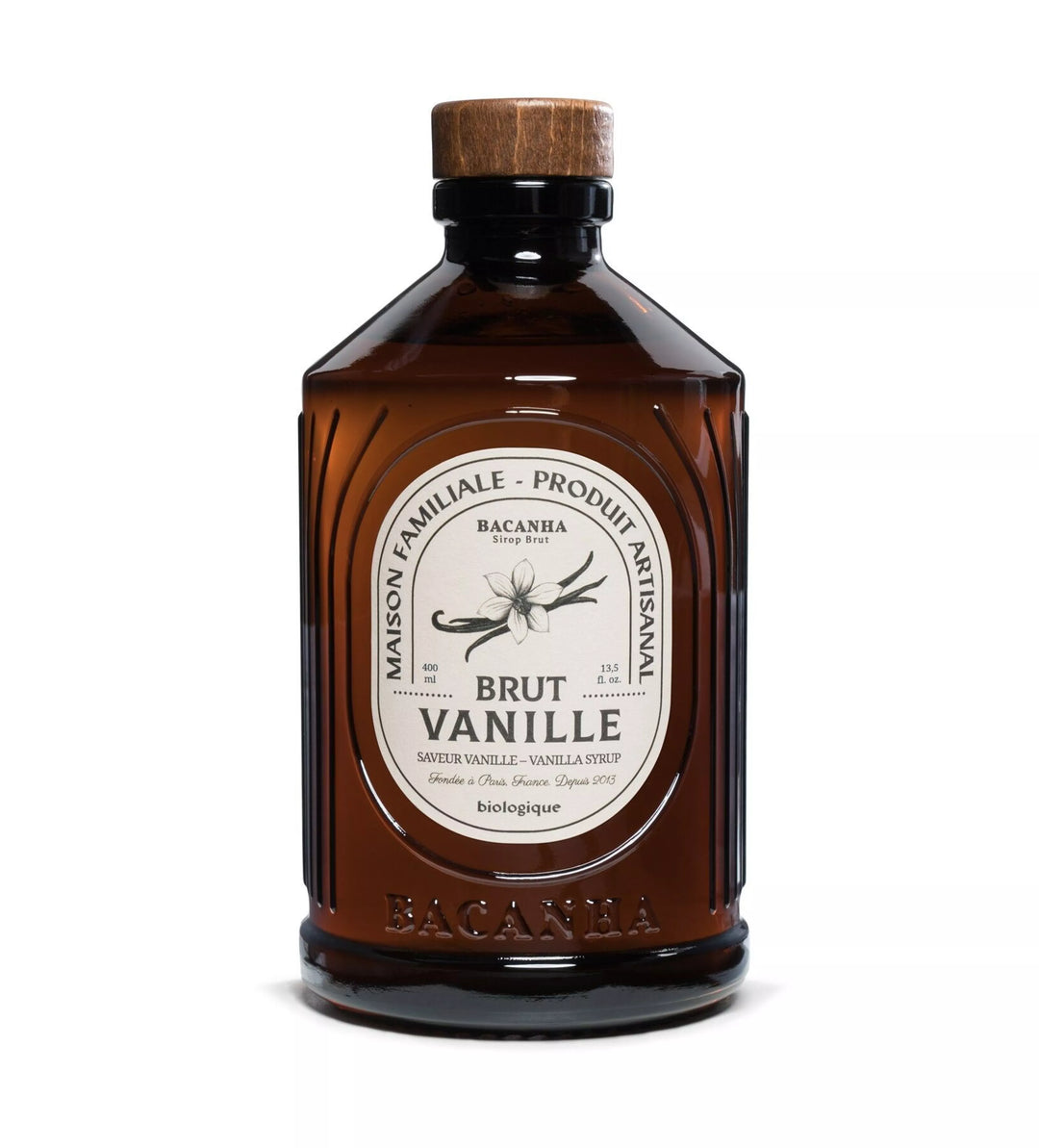 Bacanha - Sirop Brut de Vanille Bio - 400ml