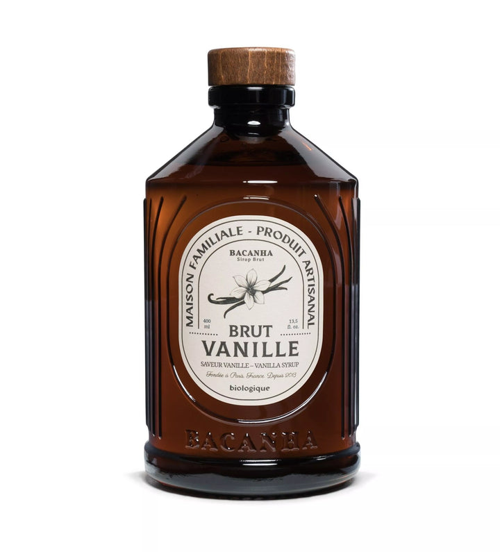 Bacanha - Sirop Brut de Vanille Bio - 400ml