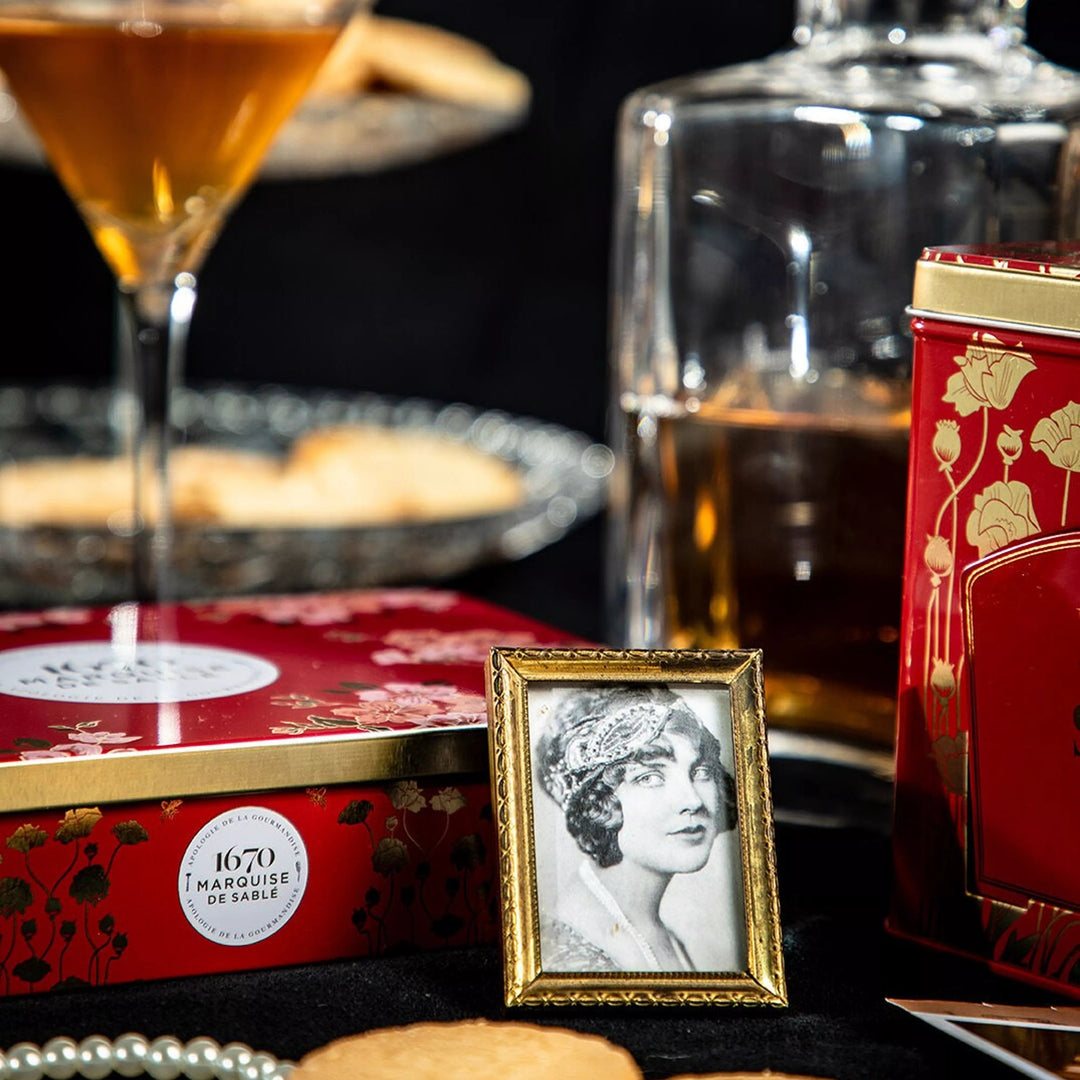 La Sablésienne – Sablés pépites de Caramel – Boite Métal 'Les Folies' 150g