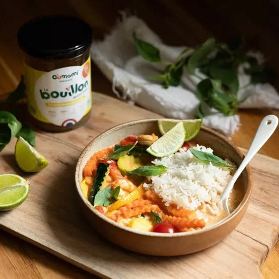 Oùmami – Bouillon d’os Poule Curcuma Bio – 370ml