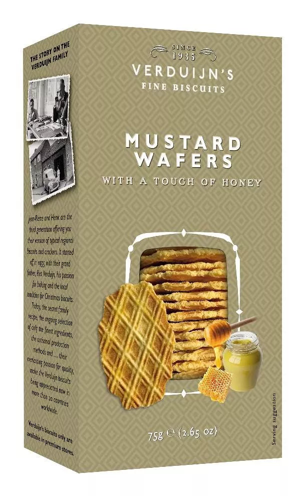 Crackers Miel & Moutarde – Verduijn’s (75g)