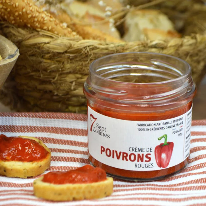Crème de Poivrons rouges - 100g – Sept Collines