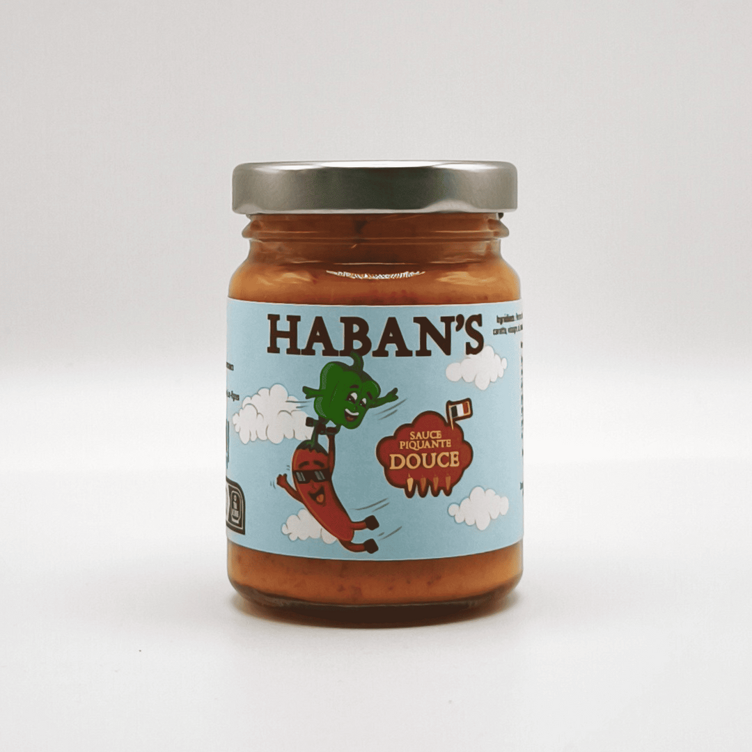 Sauce pimentée Douce – Haban’s  – Saveur Habanero peu pimentée – 90 g
