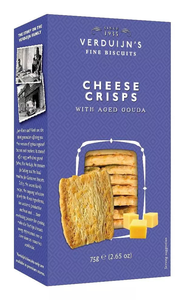 Biscuits Feuilletés au Fromage – Verduijn’s (75g)