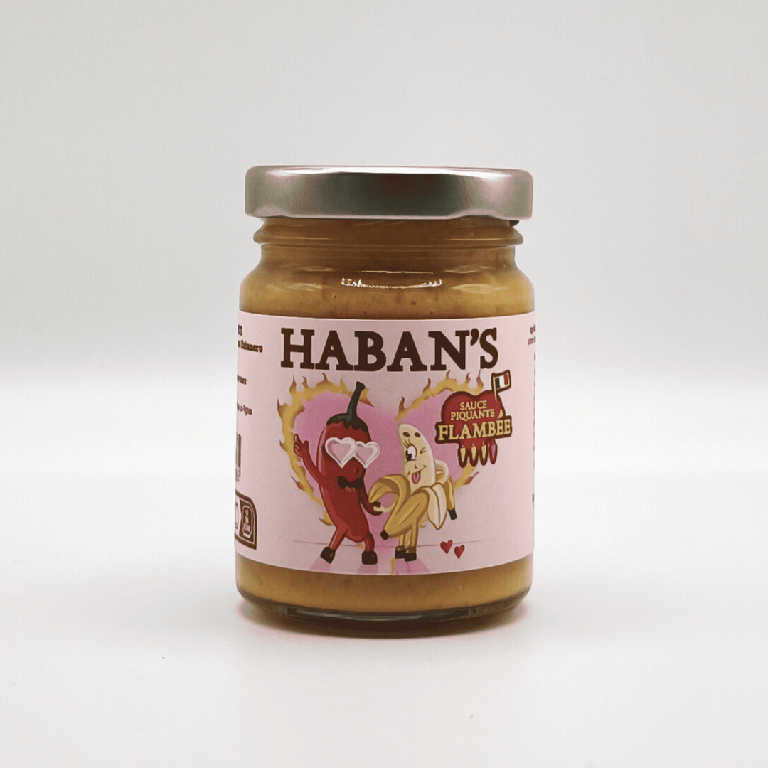 Sauce pimentée La Flambée – Haban’s – Banane & Habanero – 90 g