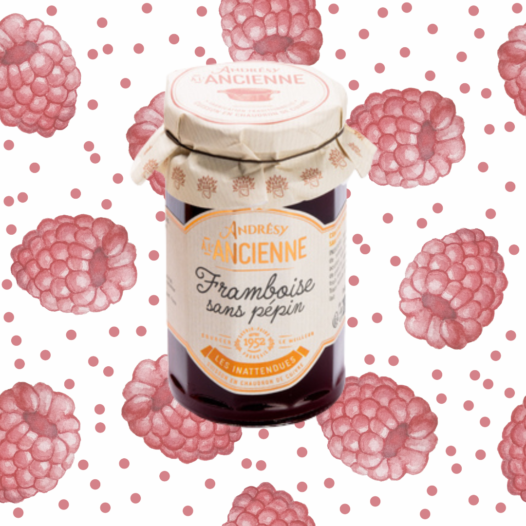 Confiture extra Framboise sans pépin - Maison Andrésy - 270g