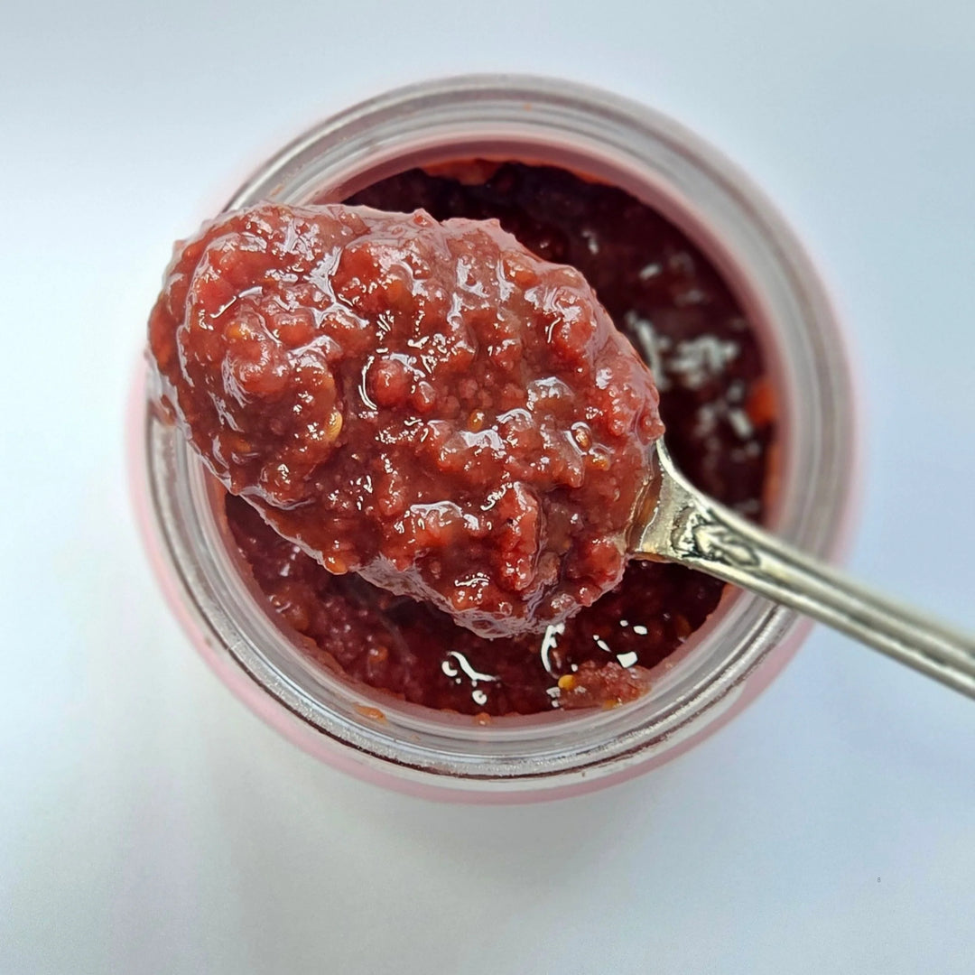 Confiture Parisienne - Framboise & Macaron - Gourmandise croustillante - 250g