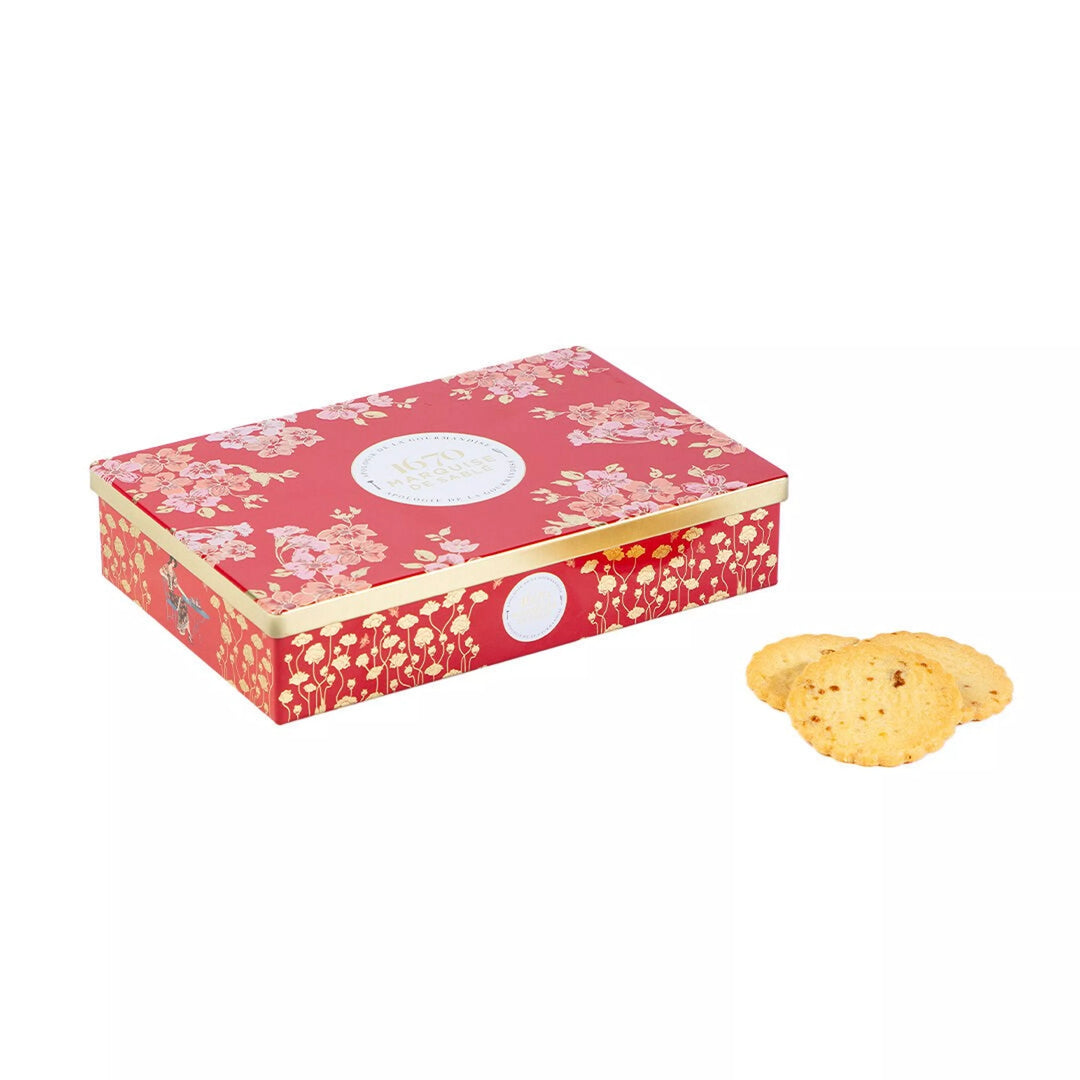 La Sablésienne – Sablés pépites de Caramel – Boite Métal 'Les Folies' 150g