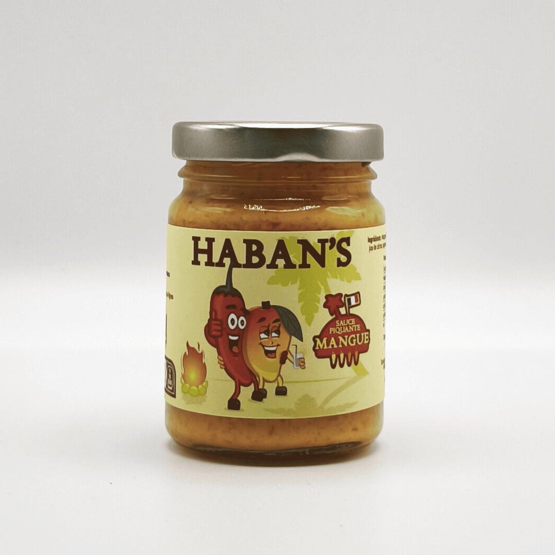 Sauce pimentée Mangue – Haban’s – Relevée & fruitée – 90 g