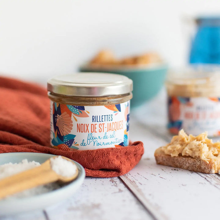 La Perle des Dieux – Rillettes de Noix de Saint-Jacques à la Fleur de Sel – 90g