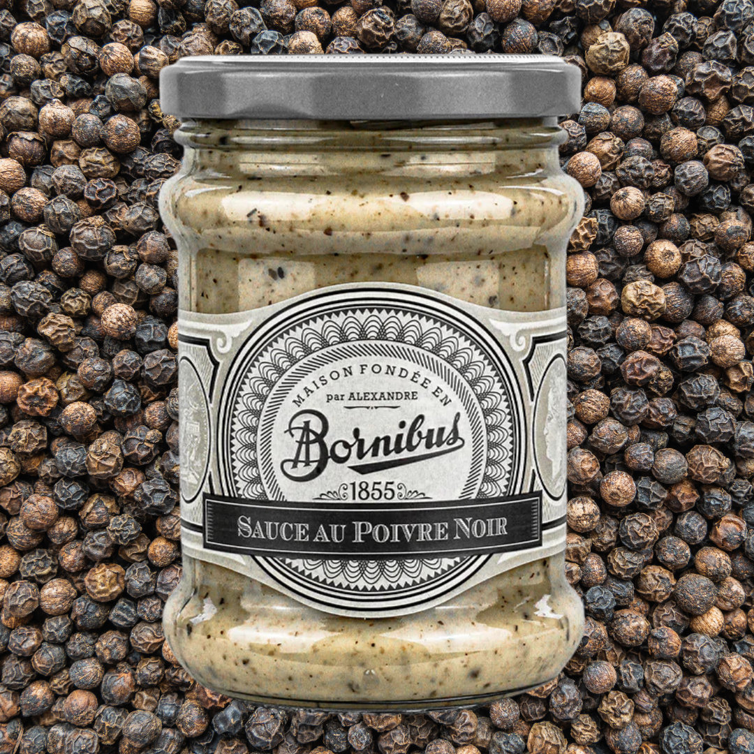 Sauce au poivre noir – Bornibus – 240g