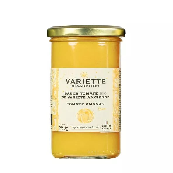 Sauce tomate BIO de variété ancienne Tomate Ananas- Variette - 250gr