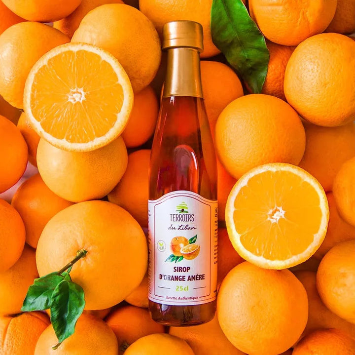 Sirop d'orange amère – Terroirs du Liban – 25 cl – Artisanal & solaire