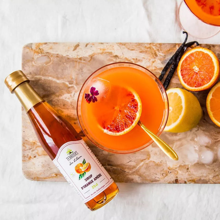 Sirop d'orange amère – Terroirs du Liban – 25 cl – Artisanal & solaire