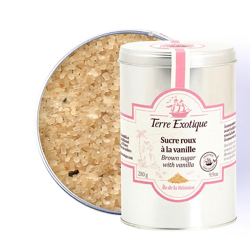 Terre Exotique – Sucre roux à la vanille – 280g