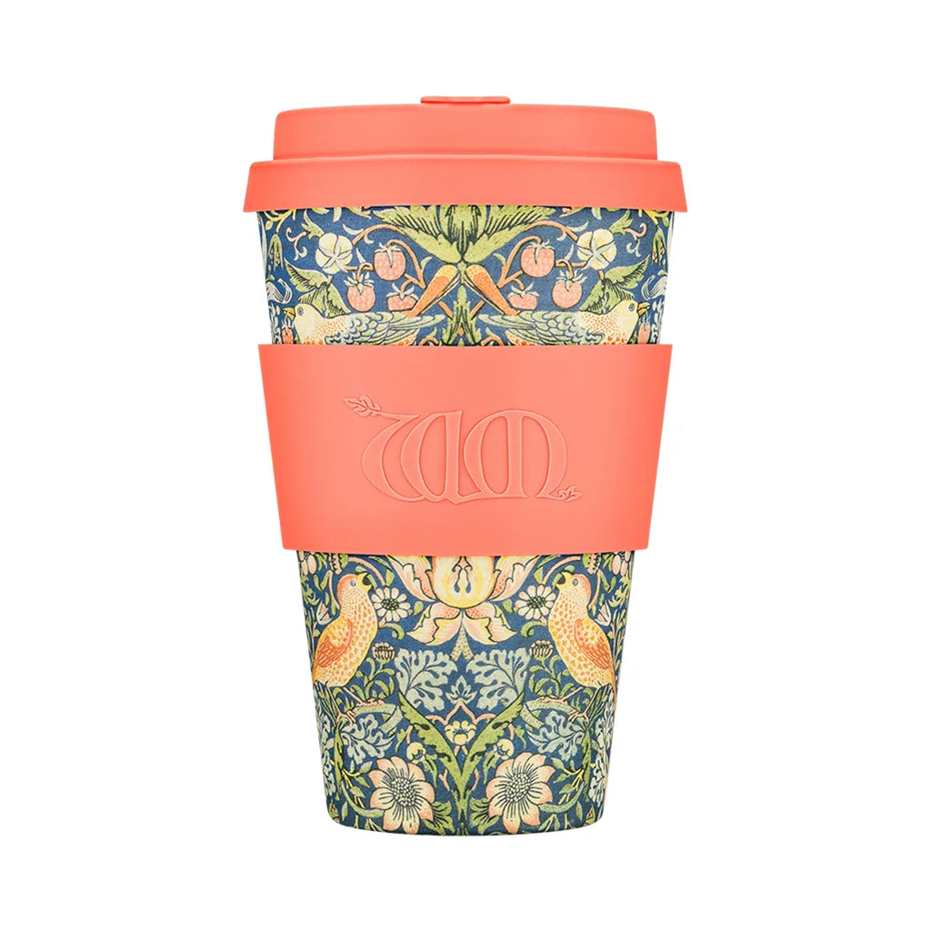 Ecoffee Cup William Morris – Strawberry Thief – 400 ml
