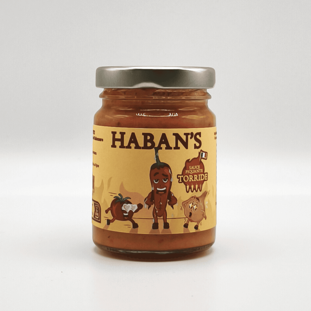 Sauce pimentée Torride – Haban’s – Tomate & Habanero – 90 g