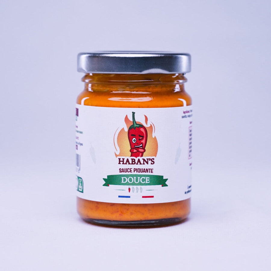 Haban's Sauce pimentée Sauce pimentée Douce – Haban’s  – Saveur Habanero peu pimentée – 90 g