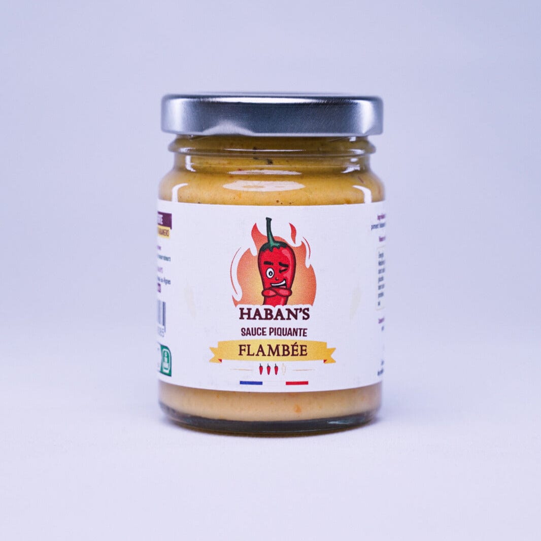 Haban's Sauce pimentée Sauce pimentée La Flambée – Haban’s – Banane & Habanero – 90 g