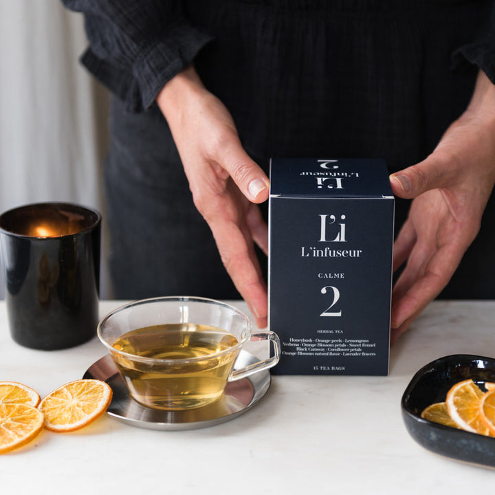 L’Infuseur – Infusion Calme n°2 – Honeybush & Fleur d’Oranger – 15 sachets