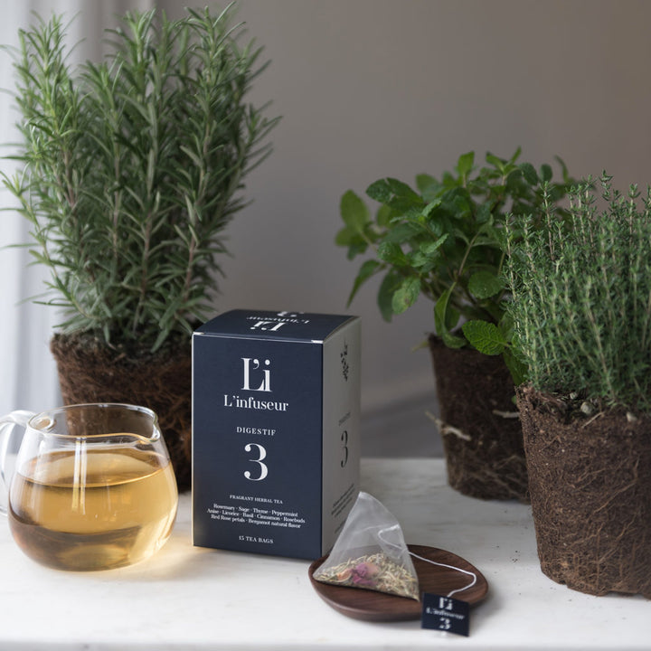 L’Infuseur – Infusion Digestif n°3 – Thym et Romarin - 15 sachets