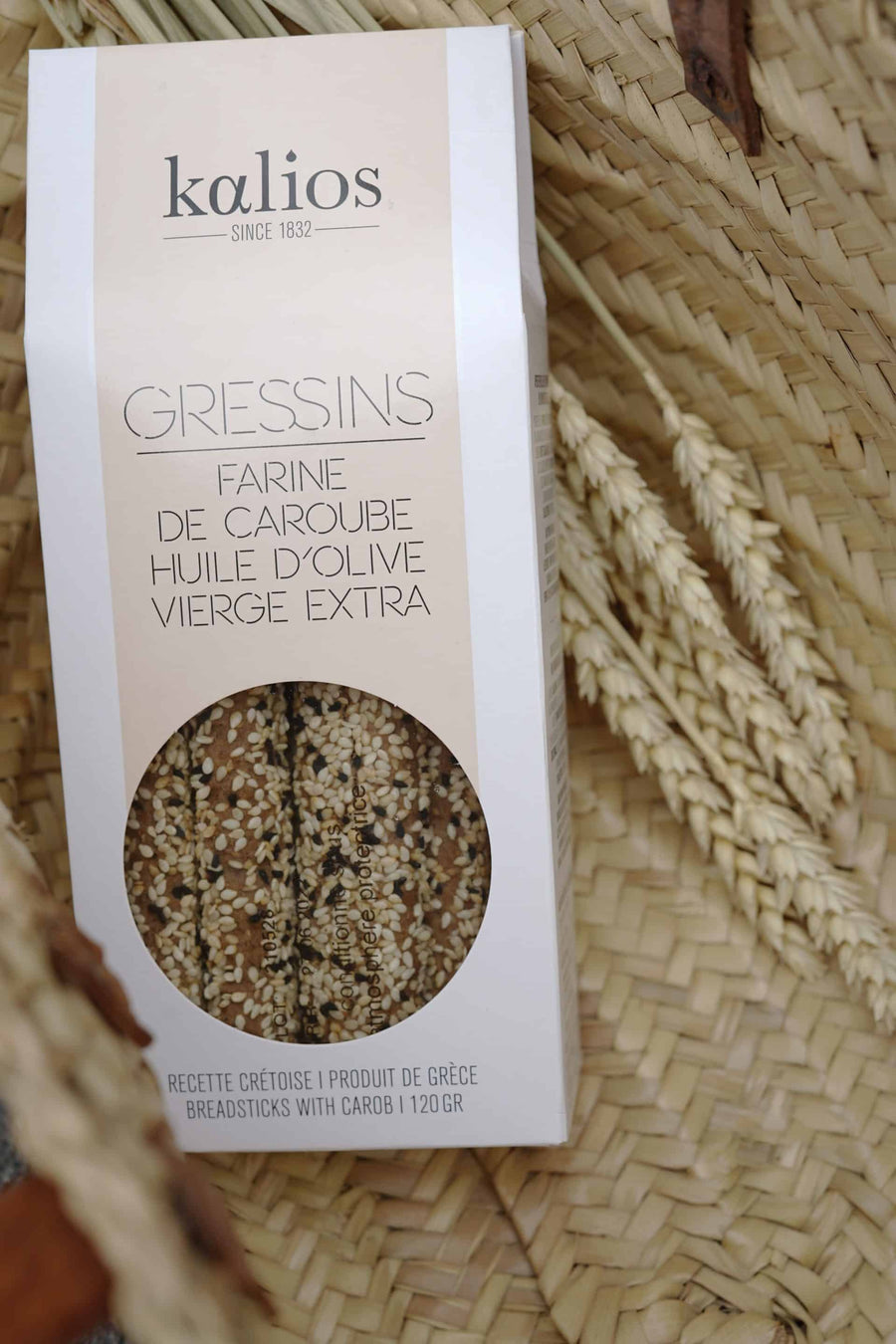 Kalios Noix Kalios – Gressins caroube & sésame – 120g