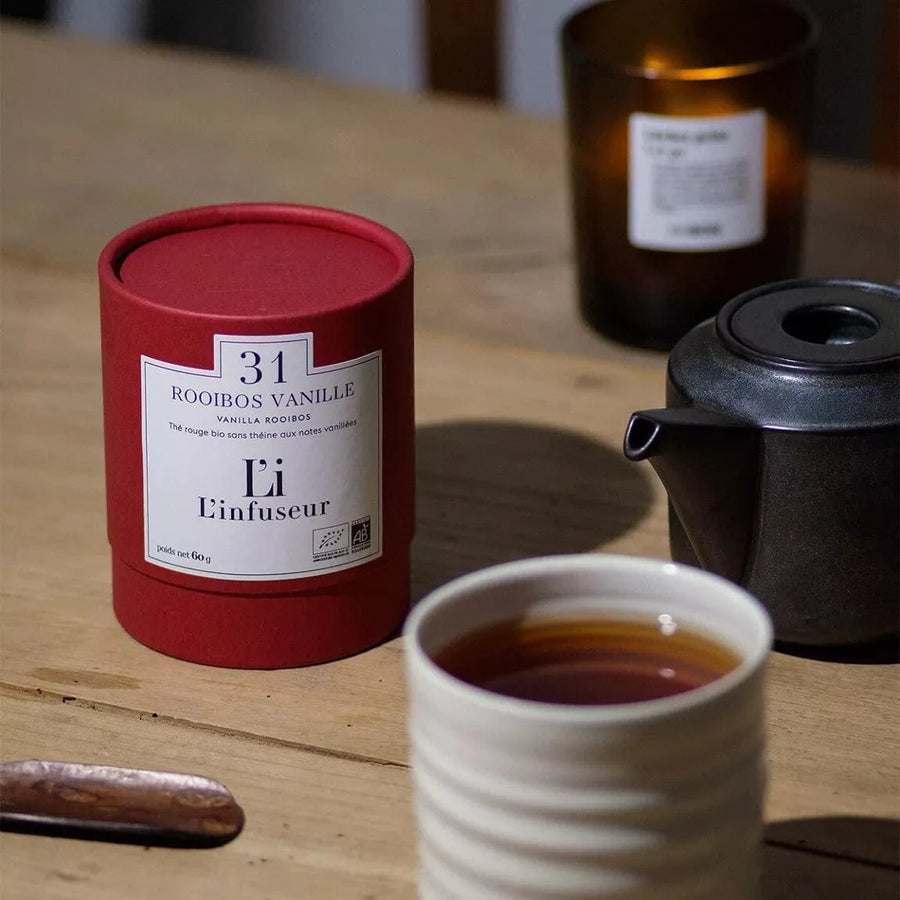 L'Infuseur Infusion Rooïbos Vanille n°31 – L’Infuseur – Boite vrac de 60 g