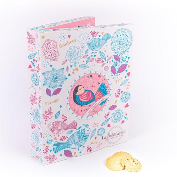 La Sablésienne Biscuit sucré Calendrier de l'Avent Oiseaux - biscuits sablés assortiment