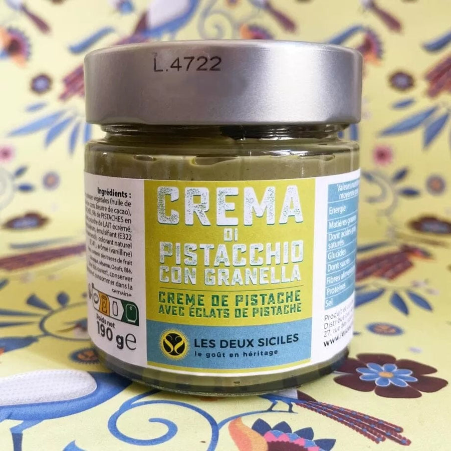 Les Deux Siciles Pâte à tartiner Crema di pistacchio- 190gr