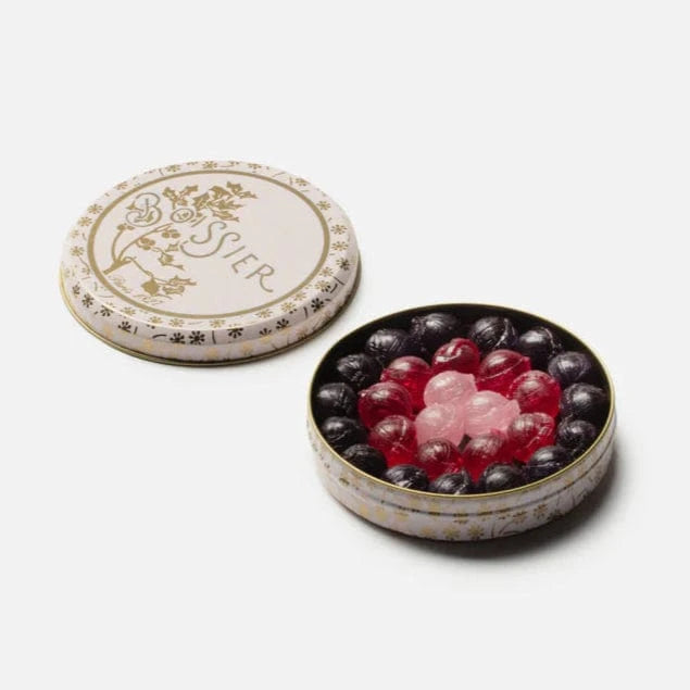 Maison Boissier Bonbons Maison Boissier – Bonbons Boule Fleurs – Boîte Métal Beige 70g