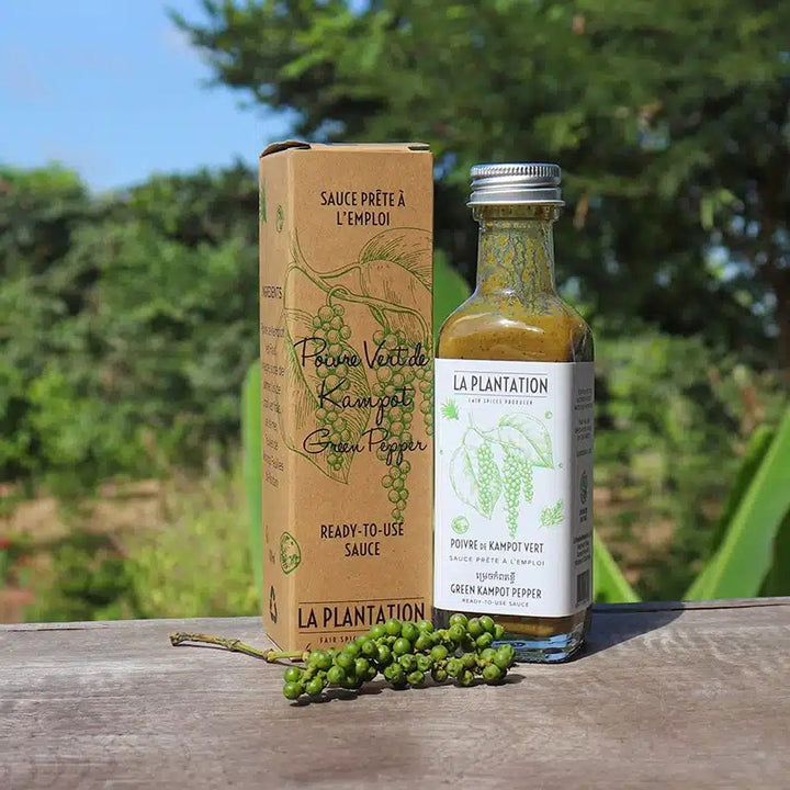 La Plantation - Sauce au poivre de Kampot vert - 100ml