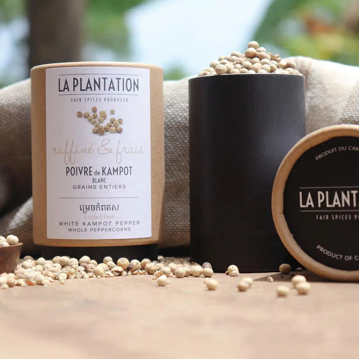 La Plantation - Poivre de Kampot blanc IGP - tube 50g