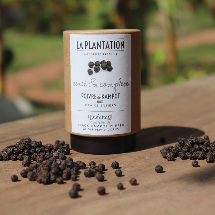 La Plantation - Poivre de Kampot Noir IGP - tube 50g