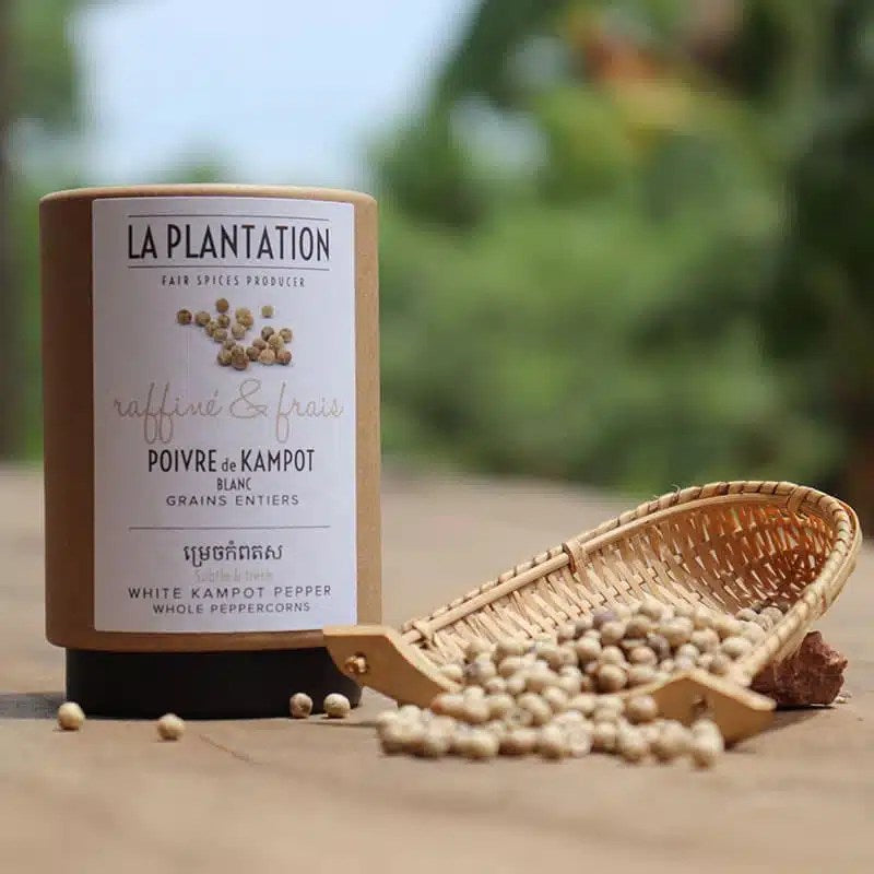 La Plantation - Poivre de Kampot blanc IGP - tube 50g