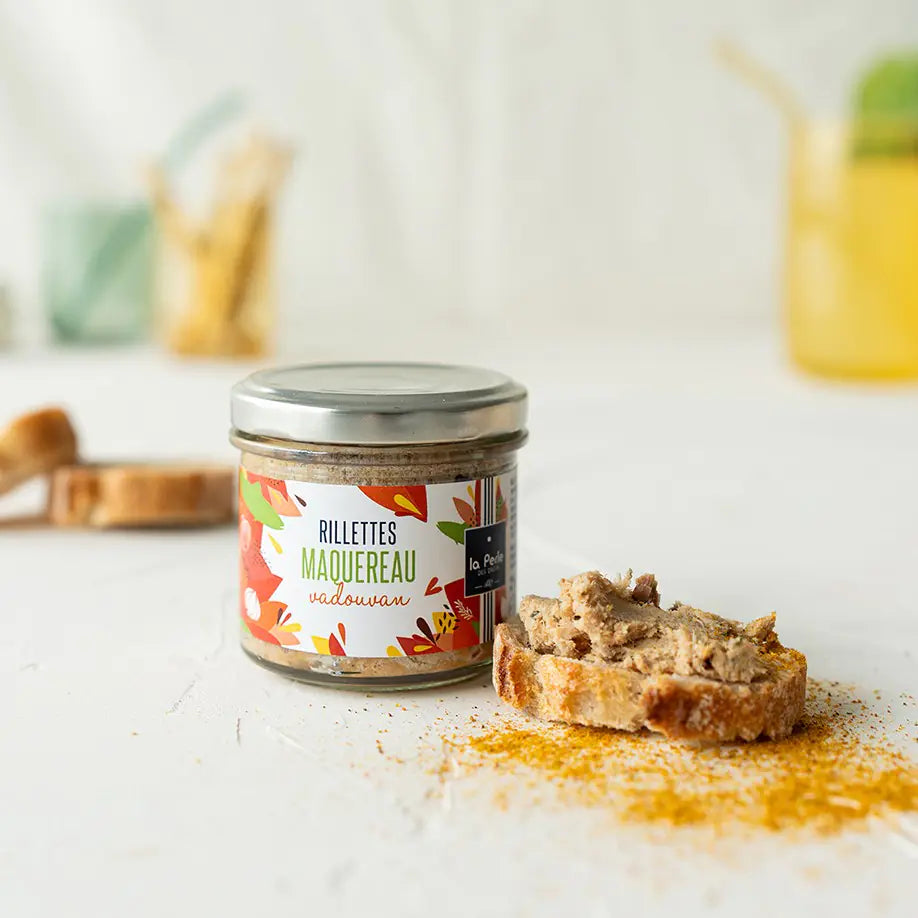 La Perle des Dieux – Rillettes de Maquereau au vadouvan – 90g