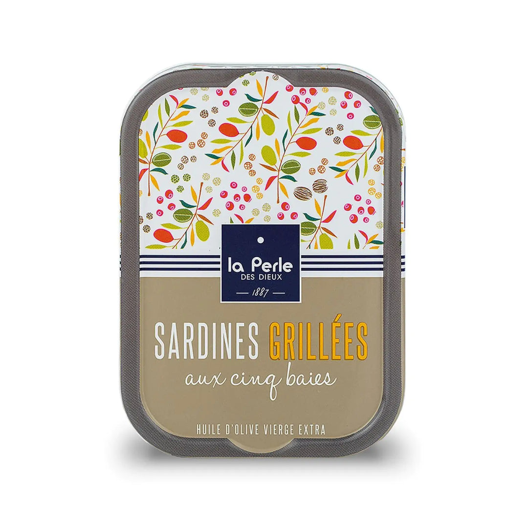 La Perle des Dieux – Sardines grillées aux cinq baies – 115 g