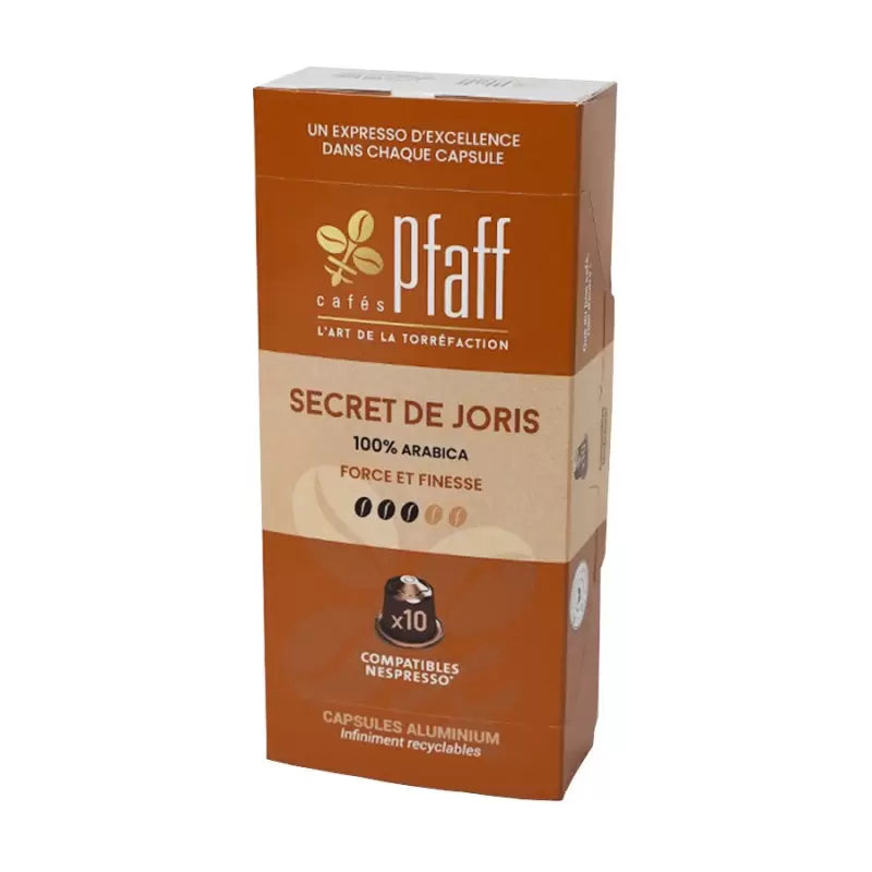Capsules Café Secret de Joris  – Compatibles Nespresso® – x10 - Pfaff